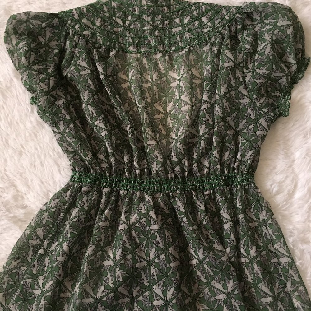 Max Studio bird pattern blouse - Picture 8 of 9